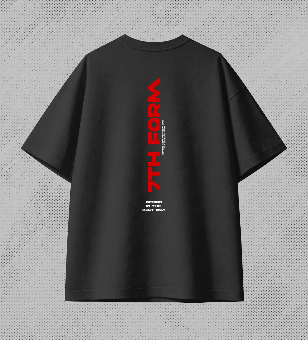 Remera oversize - 7TH FORM
