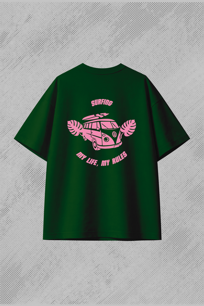 Remera oversize - SURFING LIFE